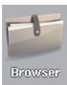 ARCHOS AV 700 TV - BROWSER – Using the Browser - 1