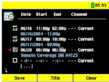 ARCHOS AV420 - Manually Setting the Scheduler - 2