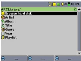 ARCHOS AV420 - Browsing through your Music Library - 1