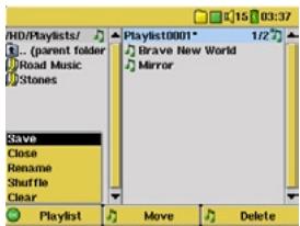 ARCHOS AV420 - Saving a Playlist - 1