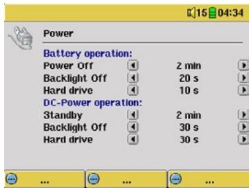ARCHOS AV420 - Power Settings - 2