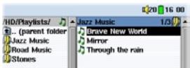 ARCHOS AV420 - Playing a Playlist - 1