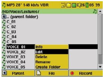 ARCHOS AV420 - Audio Editing - 1