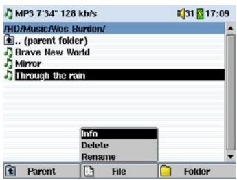 ARCHOS AV420 - File and Folder Operations - 1