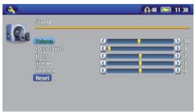 ARCHOS AV700 - Sound Settings - 2