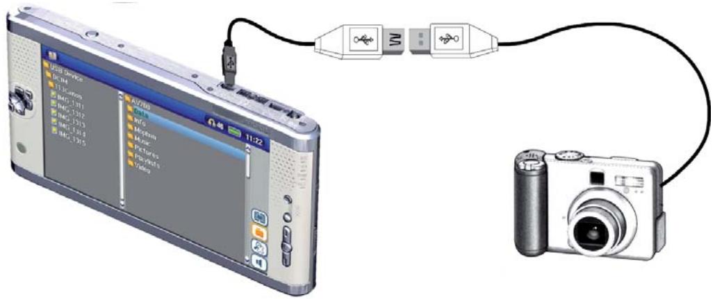 ARCHOS AV700 - Connecting Devices to the USB Host Port - 1