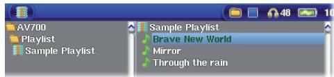 ARCHOS AV700 - Playing a Playlist - 1