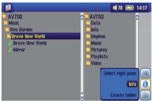ARCHOS AV700 - File and Folder Operations - 1