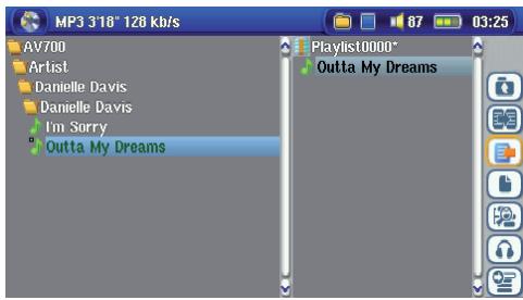 ARCHOS AV700 - Creating a Playlist - 1