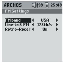 ARCHOS GMINI 100 - Bande FM - 2