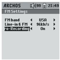 ARCHOS GMINI 100 - Enregistrement rétroactif - 2