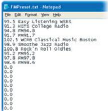 ARCHOS GMINI 200 - Making a Radio Preset - 1