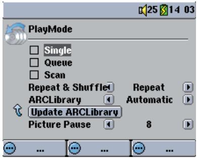 ARCHOS GMINI 402 - Play Mode Settings - 2