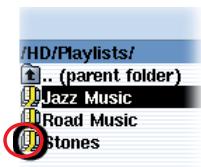 ARCHOS GMINI 402 - MUSIC - Playlists - 1