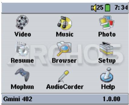 ARCHOS GMINI 402 - Recording Procedure - 1