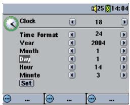 ARCHOS GMINI 402 - Clock Settings - 3
