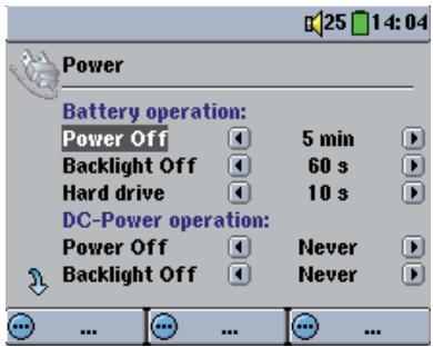 ARCHOS GMINI 402 - Display Settings - 5