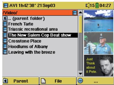 ARCHOS GMINI 402 - VIDEO - Playing Video Files - 2