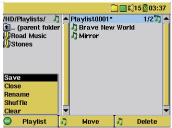 ARCHOS GMINI 402 - Saving a Playlist - 1