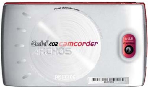 ARCHOS GMINI 402 CAMCORDER - User Manual English - 1