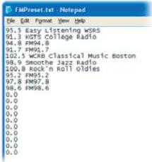 ARCHOS GMINI SP - Making a Radio Preset - 1