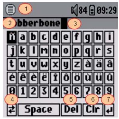 ARCHOS GMINI XS 100 - Using the Virtual Keyboard - 1