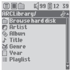 ARCHOS GMINI XS 100 - ARCLibrary Specifics - 1