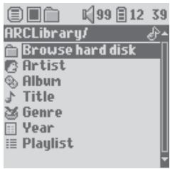 ARCHOS GMINI XS 100 - Playing a Music File - 1