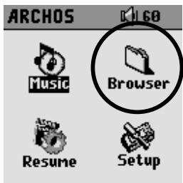 ARCHOS GMINI XS 200 - Using the Browser - 1