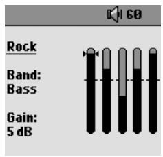 ARCHOS GMINI XS 200 - Changing the Sound Settings - 4