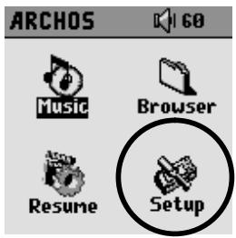ARCHOS GMINI XS 200 - Settings - 1