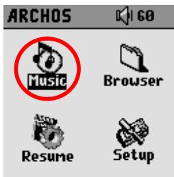 ARCHOS GMINI XS 200 - Playing Music - 1