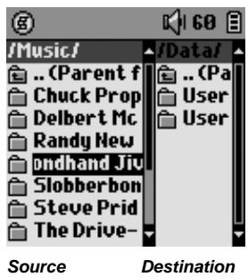ARCHOS GMINI XS 200 - Contextual Menu while in the Double Browser - 1