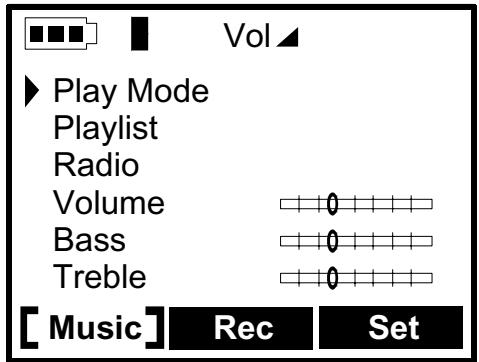 ARCHOS JUKEBOX FM RECODER - Configuration audio - 1