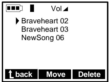 ARCHOS JUKEBOX FM RECORDER - Editing a Playlist: - 1