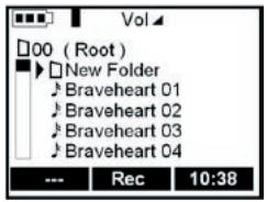 ARCHOS JUKEBOX RECORDER V2 - Playing MP3 Music - 1