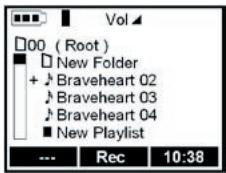 ARCHOS JUKEBOX RECORDER V2 - Playing a Playlist: - 1