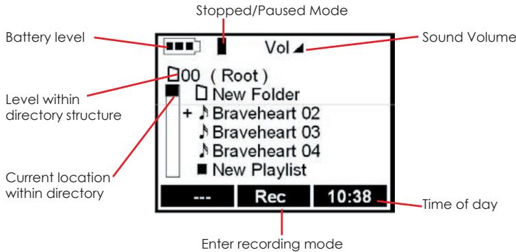 ARCHOS JUKEBOX RECORDER V2 - LCD Icons - 1