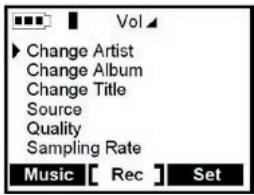 ARCHOS JUKEBOX RECORDER V2 - Reset sound levels: - 1