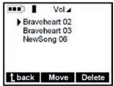 ARCHOS JUKEBOX RECORDER V2 - Editing a Playlist: - 1