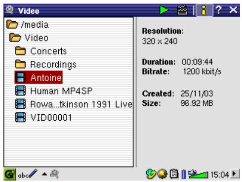ARCHOS PMA 400 - Video Application - 3