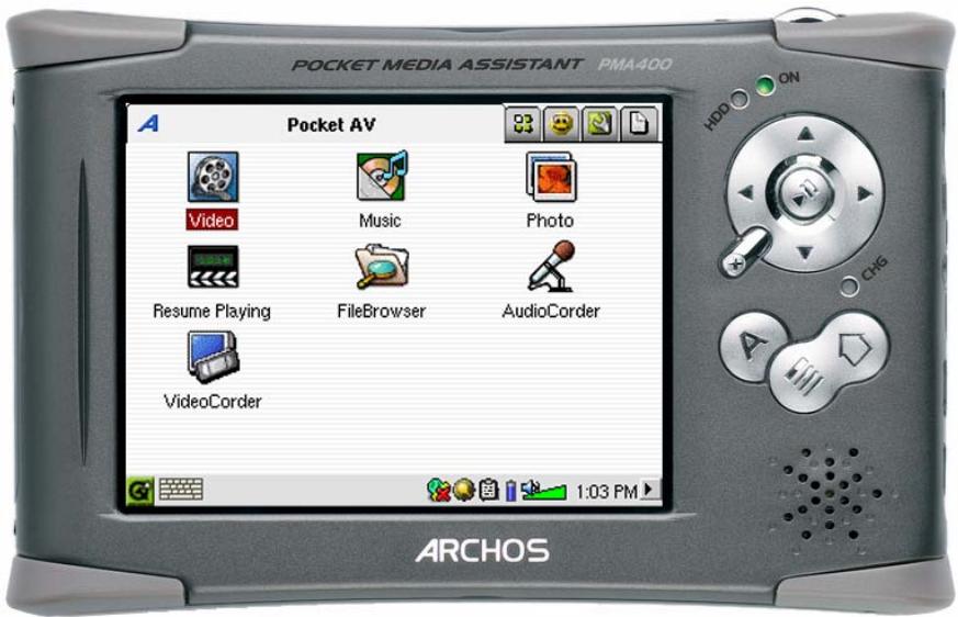 ARCHOS PMA 400 - Pocket Media Assistant PMA430TM - 1