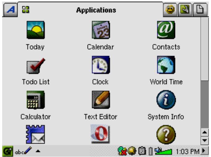 ARCHOS PMA 400 - THE PRODUCTIVITY APPLICATION TAB - 1