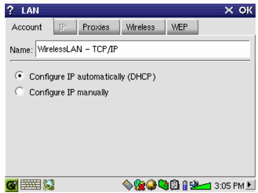 ARCHOS PMA 400 - Choose the IP Configuration Type - 1