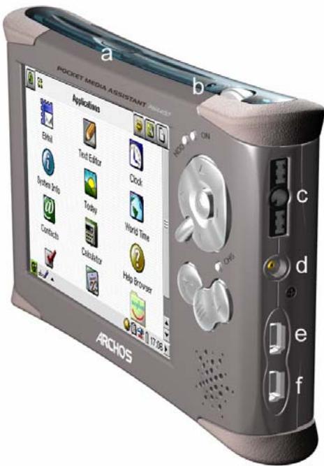 ARCHOS PMA 400 - Additional buttons - 1