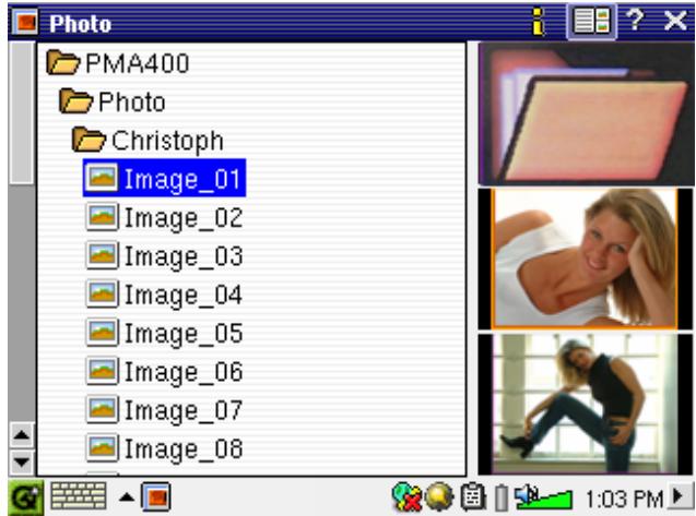 ARCHOS PMA 400 - Photo Application - 2