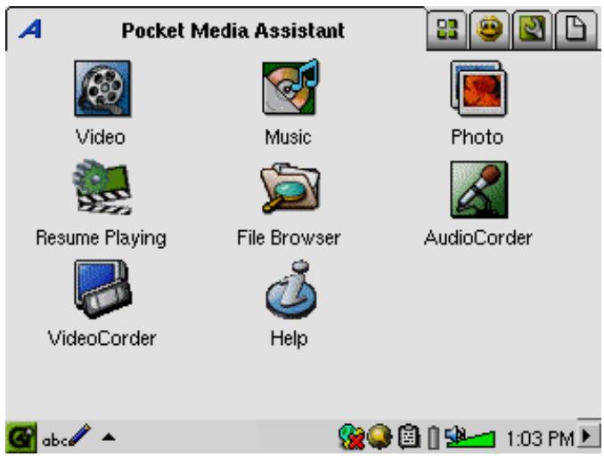 ARCHOS PMA 400 - THE ARCHOS™ APPLICATIONS TAB - 1