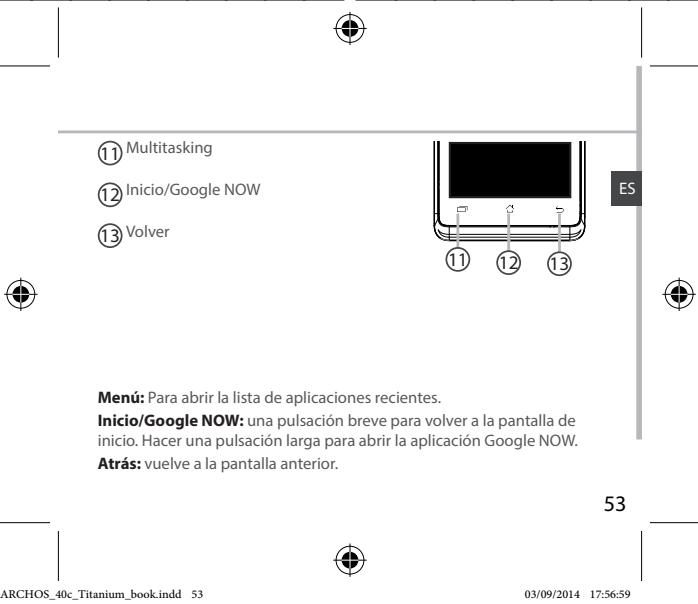 ARCHOS 40 CESIUM - Descripción del dispositivo - 3