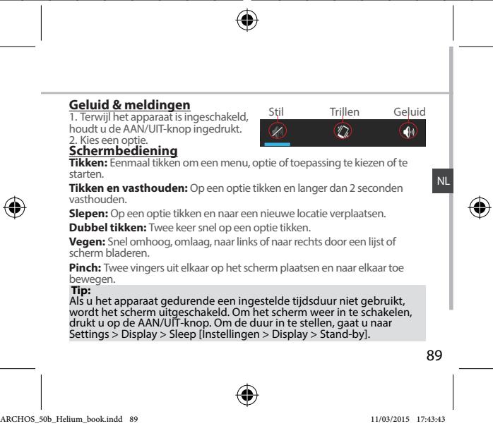 ARCHOS 50B HELIUM - Beschrijving van het apparaat - 12
