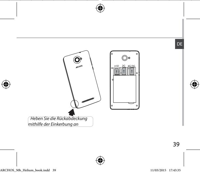 ARCHOS 50B HELIUM - Beschreibung des Geräts - 8